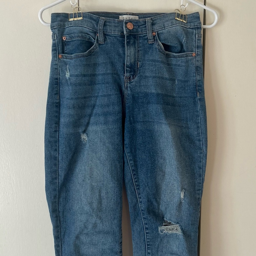 Nicole Miller SOHO high rise ankle skinny jeans pockets 4 - Picture 6 of 11